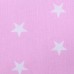 LULANDO Komplet pościeli, Białe Gwiazdki na Różowym Tle / Szare Chmurki na Białym Tle, 100x135 + 40x60 cm