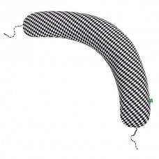 Lulando Bomerang poduszka do karmienia i spania, Romby Czarno - Białe,  200x39 cm