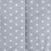 Lulando Mata do kojca, Gwiazdki białe na szarym tle, 75x100 cm