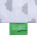 Lulando Mata do kojca, szary w białe groszki / biały w szare chmurki,100x100 cm