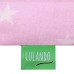 Lulando Mata na przewijak, Gwiazdki białe na różowym, 75x75 cm