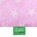 Lulando Ochraniacz, Gwiazdki białe na różowym, 30x190 na łóżeczko 140x70