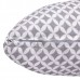 Lulando Poduszka do spania na boku, bawełna, Szare Romby, 120x40 cm