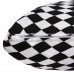 Lulando Poduszka do spania na boku, bawełna,  biało-czarne romby, 120x40 cm
